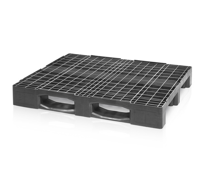 Plastová paleta záťažová dierovaná 120x100 - 3 lyžiny