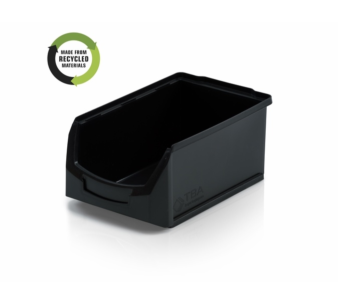 Ukladací box A regranulát čierna - 16x10,4x7,5 cm