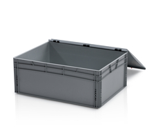 Prepravka EURO s vekom 80x60x33,5 uzavretý úchyt
