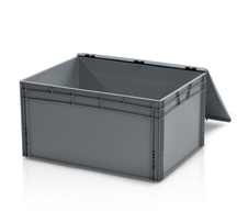 Prepravka EURO s vekom 80x60x43,5 uzavretý úchyt