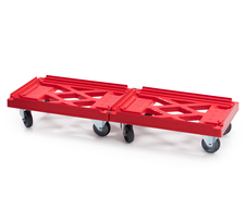 Plastový podvozok HL 2 otočné + 2 pevné kolieska