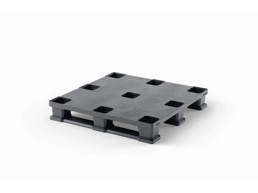 Plastová pal.stohovateľná s lyžinami 110x110x163