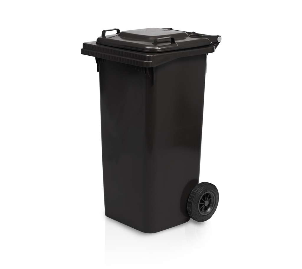 Popolnice 120 l čierna