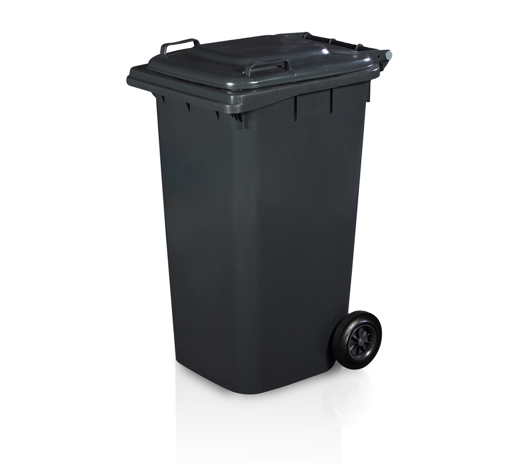 Popolnice 240 l čierna