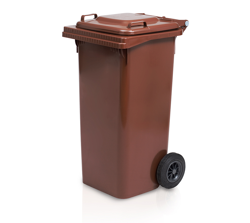 Popolnice 240 l hnedá