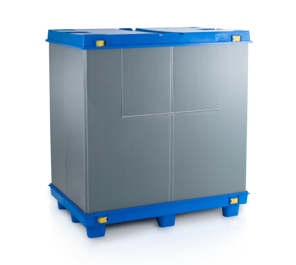 Plastový veľkoobjemový skladací box 1200x800