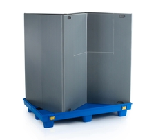 Plastový veľkoobjemový skladací box 1200x800