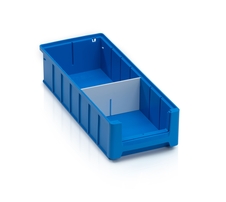 Priečna prepážka s výrezom pre regálový skladový box - 15,6x9 cm